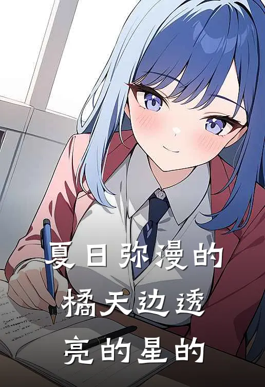 夏日弥漫的橘 天边透亮的星的