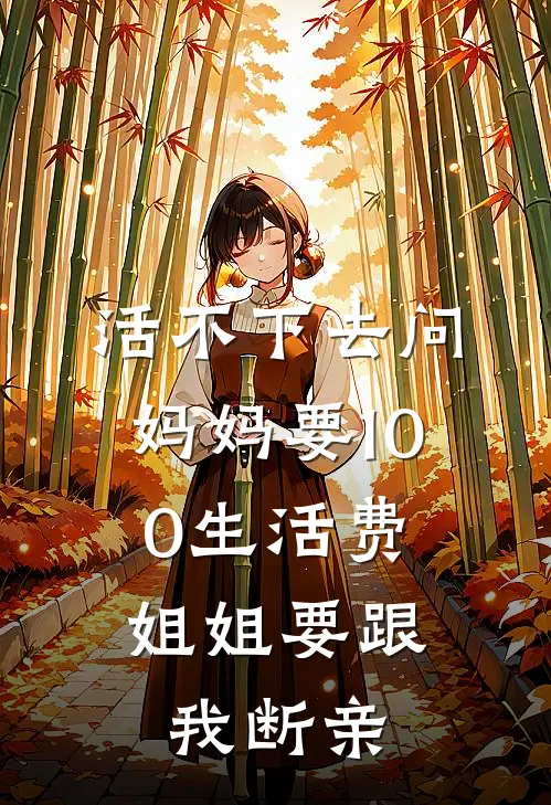 活不下去问妈妈要100生活费，姐姐要跟我断亲